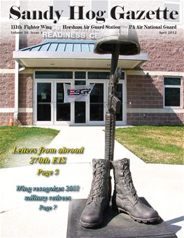 April 2012 Sandy Hog Gazette cover image