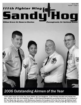 Spring 2007 Sandy Hog Gazette cover image