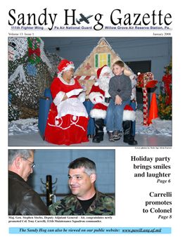 January 2008 Sandy Hog Gazette cover image