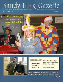 January 20109 Sandy Hog Gazette cover image