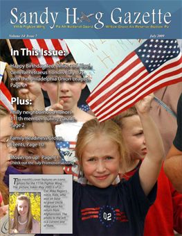 July 2009 Sandy Hog Gazette cover image