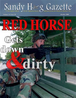 October 2009 Sandy Hog Gazette cover image