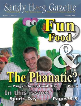 November 2009 Sandy Hog Gazette cover image