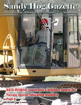 July 2010 Sandy Hog Gazette cover image