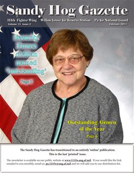 February 2011 Sandy Hog Gazette cover image